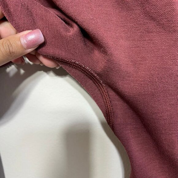 Lululemon Keep The Heat Leggings Base Layer Wool Blend Medium Mulled Wine - Picture 8 of 12